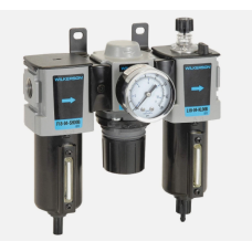 Wilkerson Filter Regulator Lubricator with 0 to 125 psi Adjustment Range C28-04-FLG0